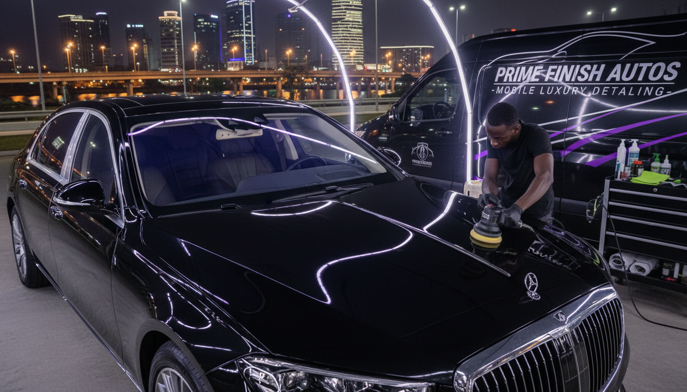 Mobile car detailing service